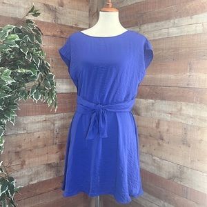 REBECCA TAYLOR Violet Knot Waist Mini Dress NWT